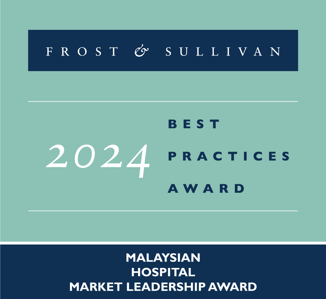 Frost & Sullivan Best Practices Award 2024 – Market Leadership – Malaysian Hospital